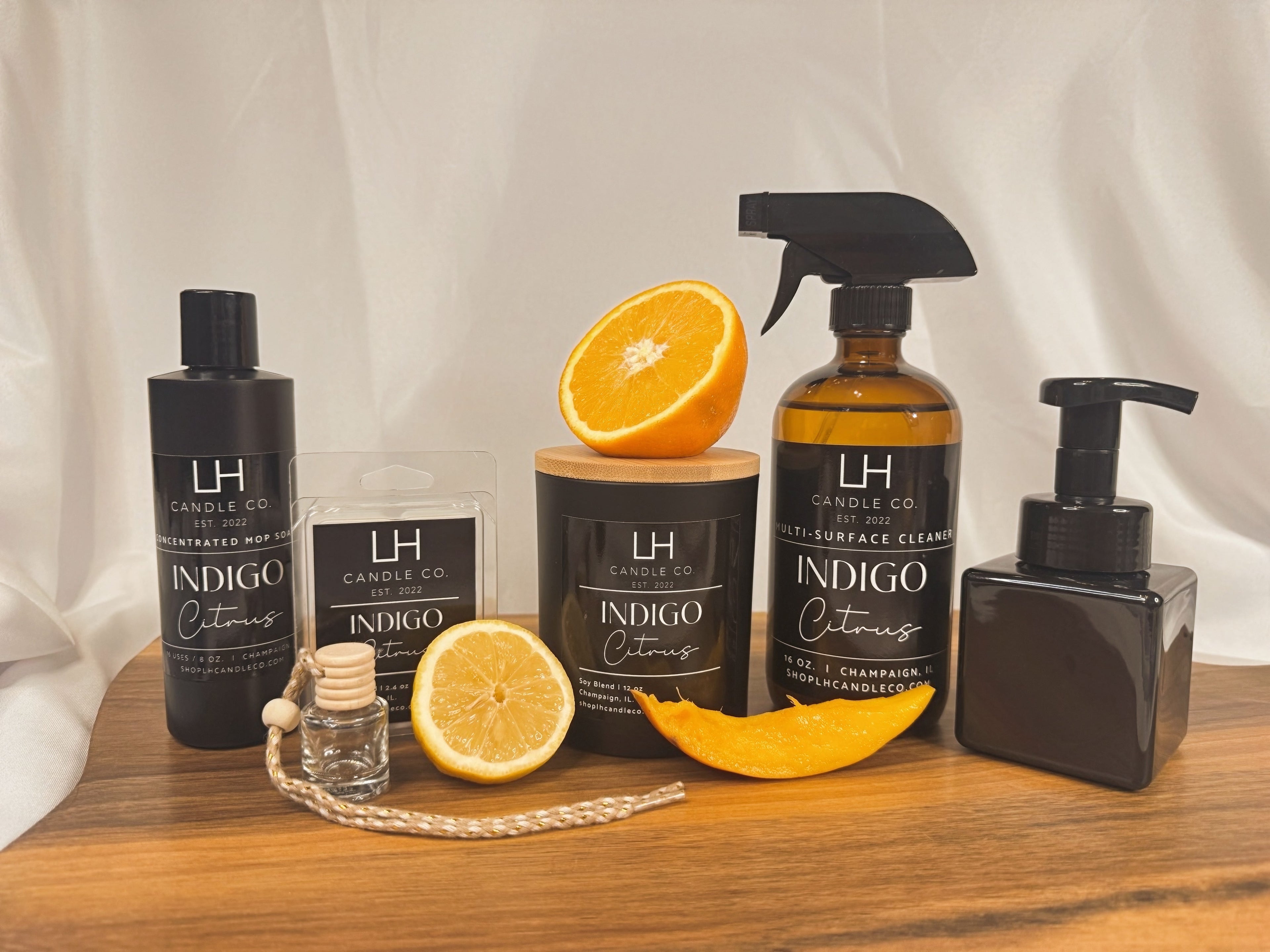 Indigo Citrus Soy Blend Candle