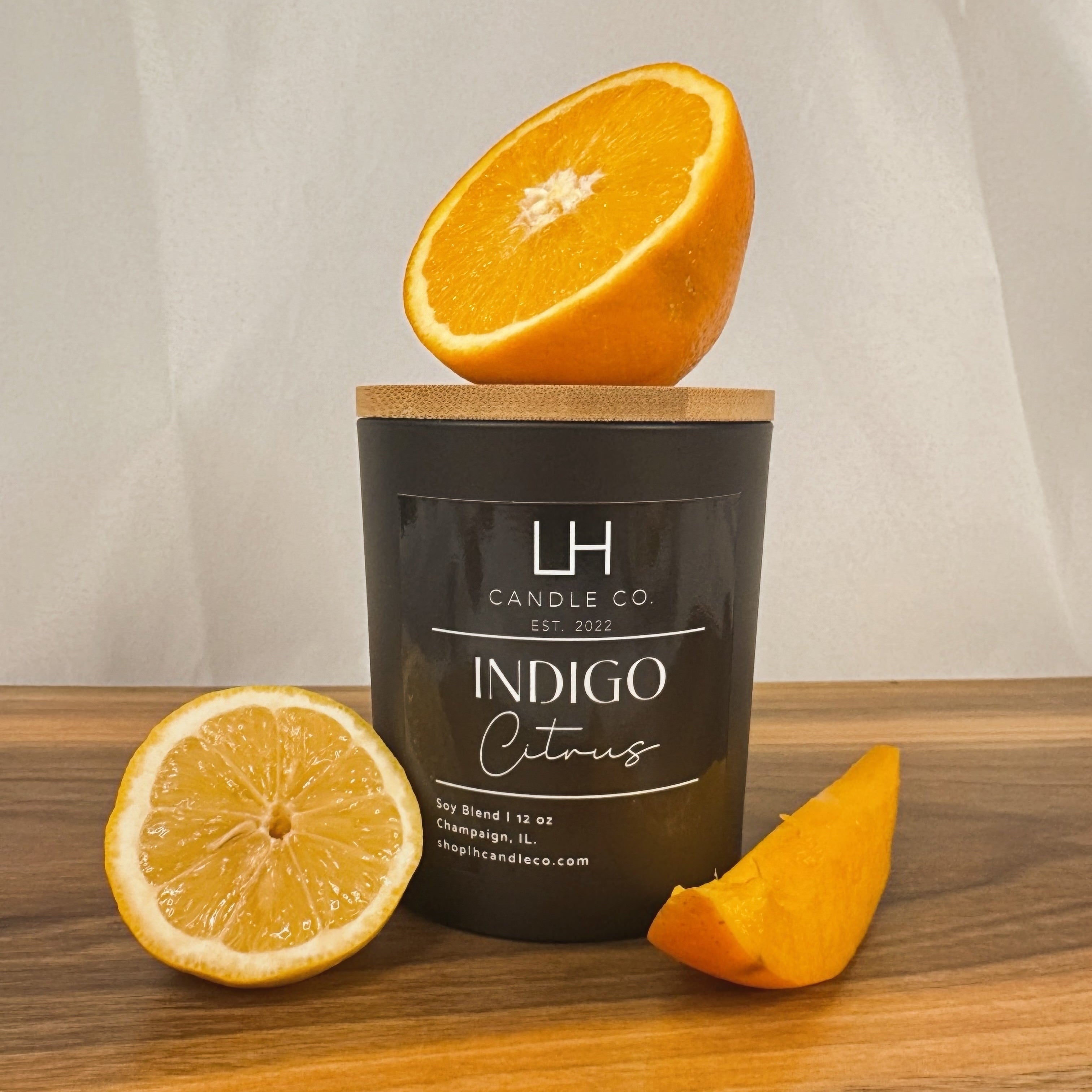 Indigo Citrus Soy Blend Candle