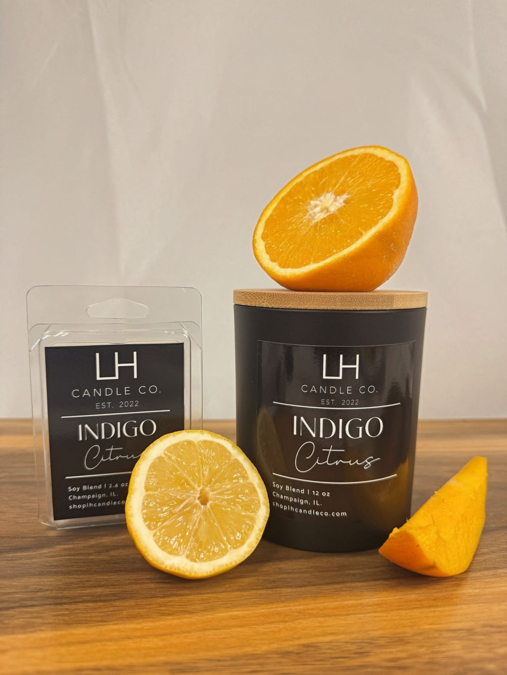 Indigo Citrus Soy Blend Candle