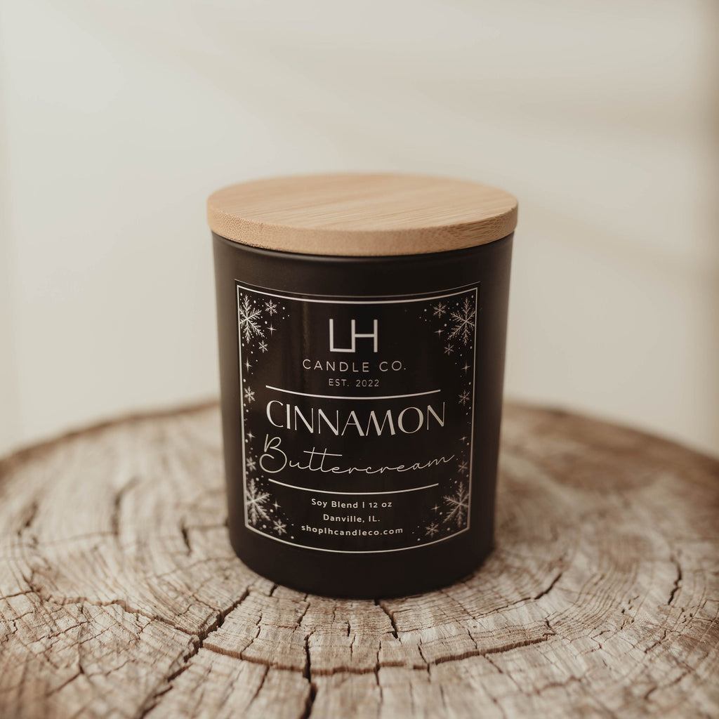 Cinnamon Buttercream Winter Candle