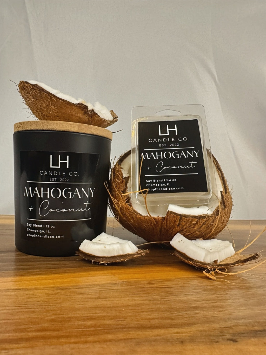 Mahogany + Coconut Soy Blend Candle (2025 Best Selling Scent)