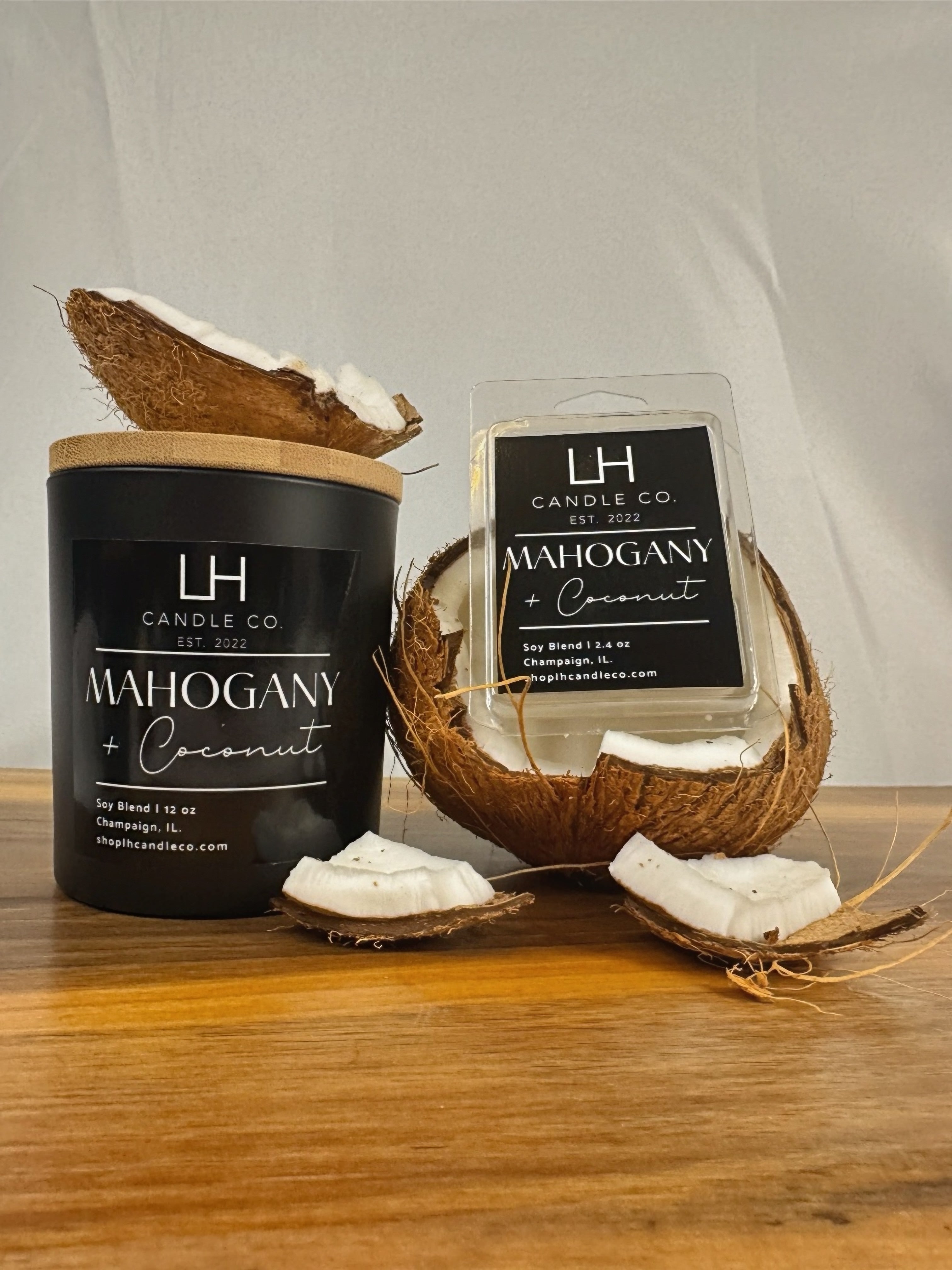 Mahogany + Coconut Soy Blend Candle (2025 Best Selling Scent)