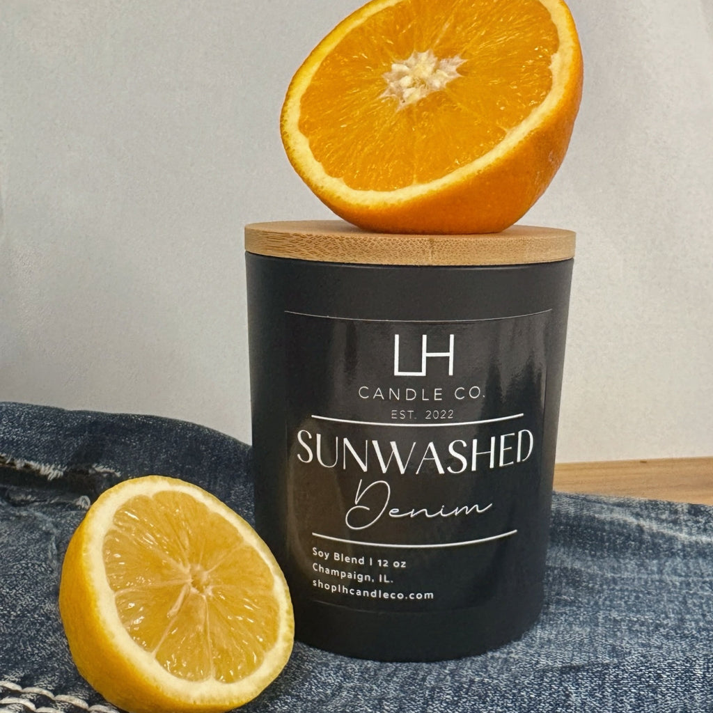 Sunwashed Denim Soy Blend Candle