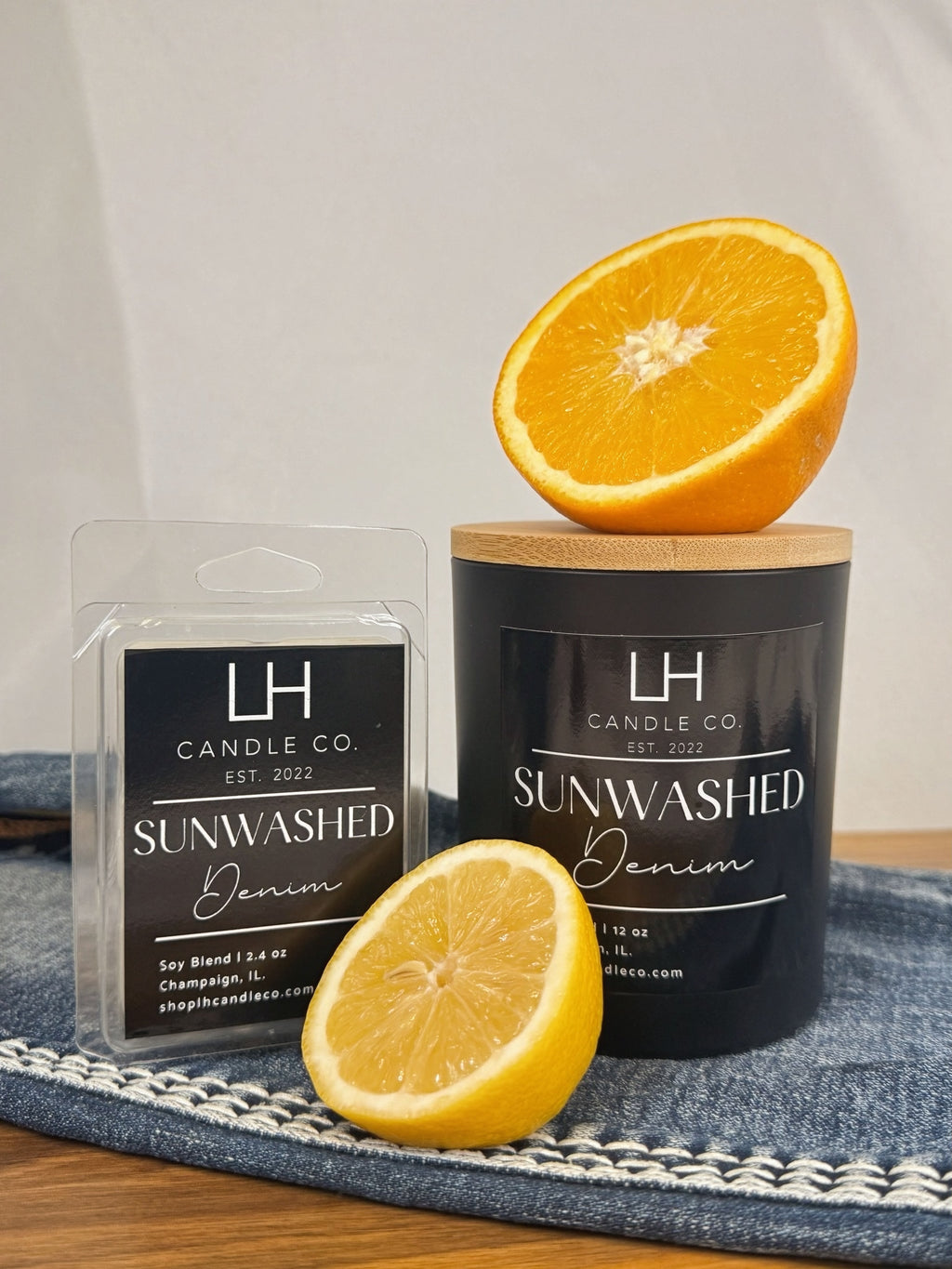 Sunwashed Denim Soy Blend Candle